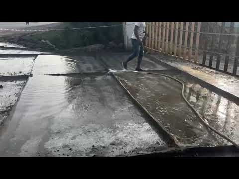 What is the water curing method of concrete?