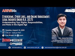 Cybercrime, Cyber Libel, and Online Harassment