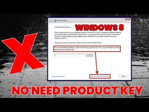 How To Install Windows 8 Without Product Key & Without Lossing Data in Laptop 💻 - [2023]