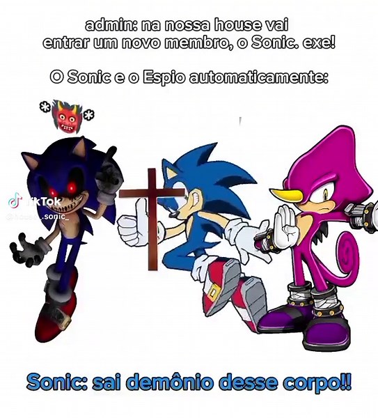 Sonic.exe e Memes: Sai Demônio do Corpo