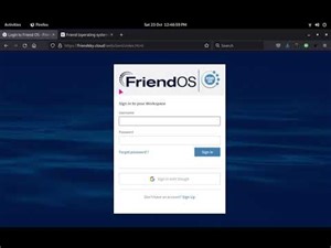 Trying out Friend OS - Online Operating System.