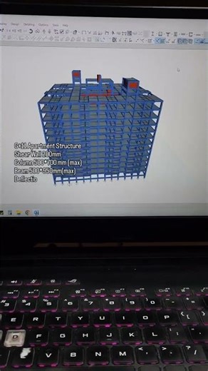 High rise Etabs Project #etabs #civilengineering