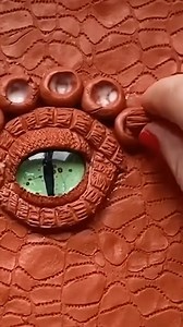 DIY Notepad Decor Idea | Notebook Cover | 3d dragon eye made of modelling clay #ideas #clay #crafting #craft #diy | Dream Fairy DIY