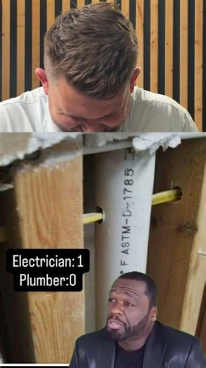 He Drilled Through the Pipe… and Still Ran the Wire 😂