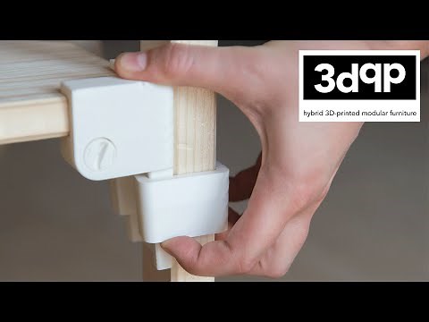 3dqp - Hybrid 3D-Printed Modular Furniture | Jonas Duteloff | HTW Dresden Design