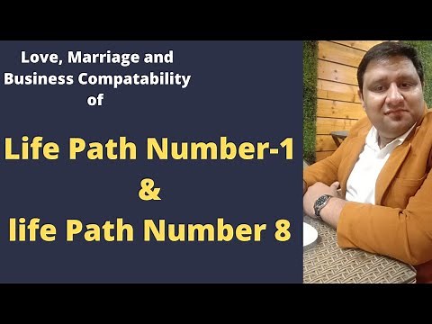 Numerology Compatibility :Life Path Number 1 and Life Path Number 8 | Marriage Love and Partnership.