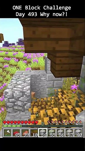 Day 493 Minecraft build challenge - ONE BLOCKS BUILD