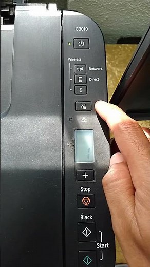 Canon PIXMA G3010 : Test Print Quality using Menu Buttons