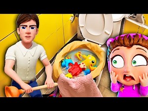 The Potty is Clogged! | Don't Put Toys In The Potty REMIX | Joy Joy World
