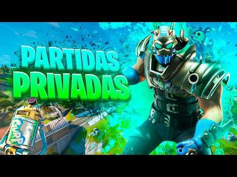 PARTIDAS PRIVADAS de FORTNITE EN DIRECTO AHORA MISMO jugando batallas de outfits y minijuegos
