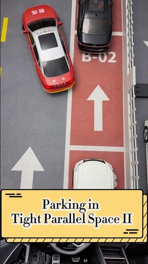 The Safest Tight Parallel Parking Method for Beginners 2 #parkingtips #automobile #drivinghacks