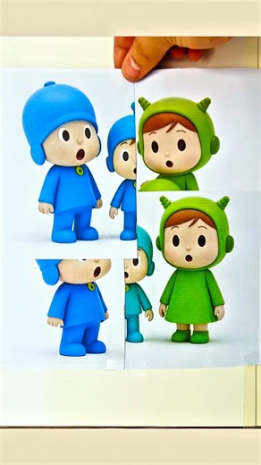 Unboxing Niddle Pop Pocoyo X Nina Vad Boyz Paper Pransform Craft #pocoyo #trend