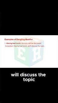 What Are Dangling Modifiers?