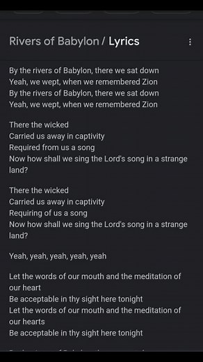 Understanding the Meaning of The Rivers of Babylon Song
