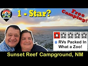 Sunset Reef Campground FREE in Carlsbad New Mexico #campgroundreview #freecamping