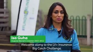 Absolutely loved taking part in the first @lvcricketnews Big Catch Challenge – well done to @IanBellOfficiall who managed to catch the ball from 120 feet! Keep an eye out next week for how @michaelvaughanofficial and Dom Bess got on 👀​ 🏏💚 | Isa Guha