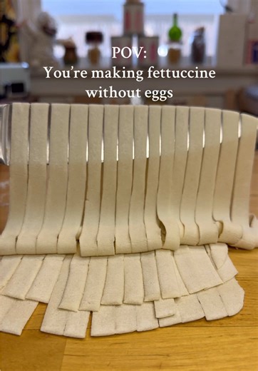 Homemade Vegan Fettuccine Pasta Recipe Without Eggs