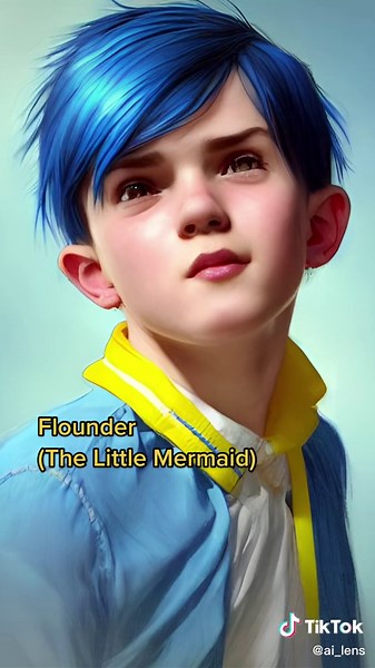 Transforming Disney Animals with AI | Flounder (The Little Mermaid)