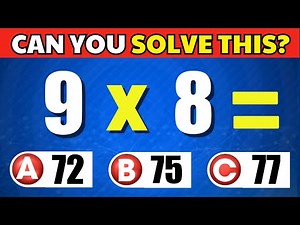 Can You Pass This Maths Quiz Challenge? ➗✖️🧠 | Easy to Impossible | QuizEarth