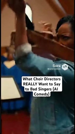 AI Comedy Skit: What Choir Directors REALLY Want to Say to Bad Singers