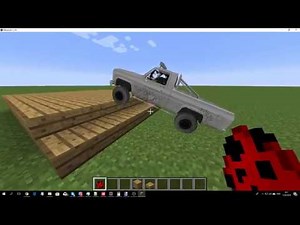 Minecraft realistic car physics.
