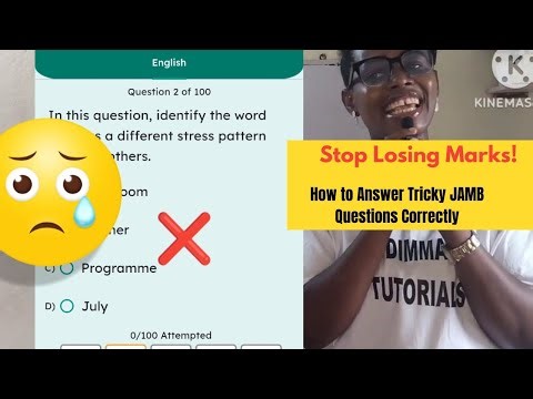 How to Beat Tricky JAMB Questions That Fail Many Students #jamb #dimmatutorials
