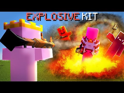 Minecraft Manhunt, But There Are Kits