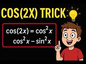 The EASY Way To Remember Cos(2x) = Cos²x – Sin²x — TRIG HACKS You Need!