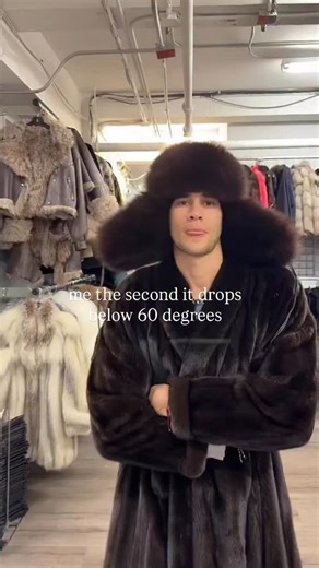 mob era incoming . . . #mobwife #fur #furcoat fur coat funny mobwife #cold #relatable | Daniel Dana