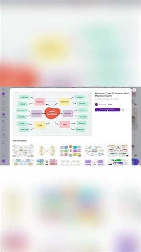 How to Use Canva Templates to Create a Mind Map | Quick Tutorial #CanvaTips #VisualThinking