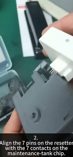 How to reset C9344 Maintenance Box Chip Resetter? for L5590 L3550 XP-2200 XP-2205 XP-3200 3205 4200