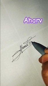 scan signature of Aharv 5/1/26 #art #creative #artist #artwork #artandcraft #drawing #calligraphy