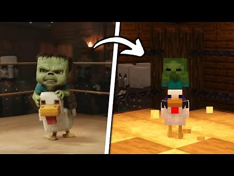 Minecraft: Chicken Jockey Arena Tutorial