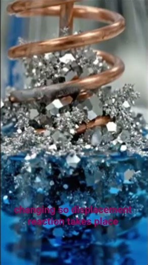 Single displacement reaction #Shorts #Chemistry #Science #ChemistryExperiment #DisplacementReaction