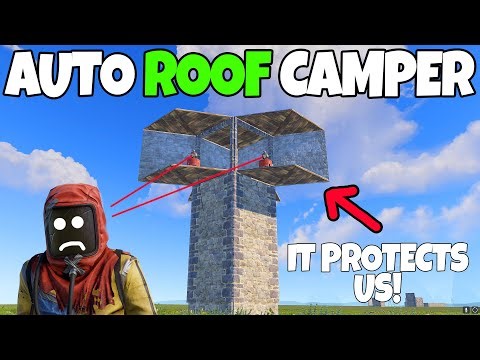 I Made An Automatic Sniper Roof Camp Tower! *Angry Players*
