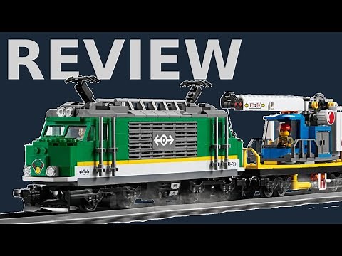 LEGO City Powered Up Cargo Train Review (60198) [German|HD]