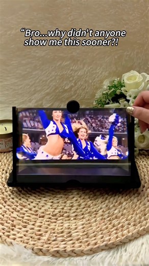 🌟 Finally - someone invented the screen magnifier we've all been waiting for! This genius device transforms your phone into a personal theater with crystal-clear HD magnification - just pop your phone in and instantly enjoy movies, shows, and videos on a massive screen 🎬✨. Perfect for cozy nights in, dorm room streaming, or making work presentations feel epic! The lightweight design folds flat for easy storage and works with any smartphone 📱💫. No more squinting at tiny screens - get immersiv