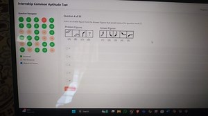 Internship Common Aptitude TestProgress:Question Navigator... | Filo