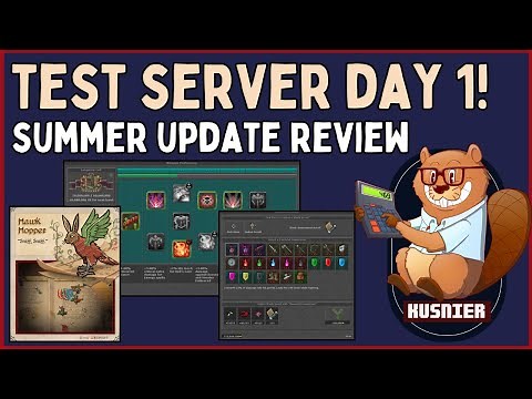 TEST SERVER DAY 1 - Summer Update Review! | Tibia