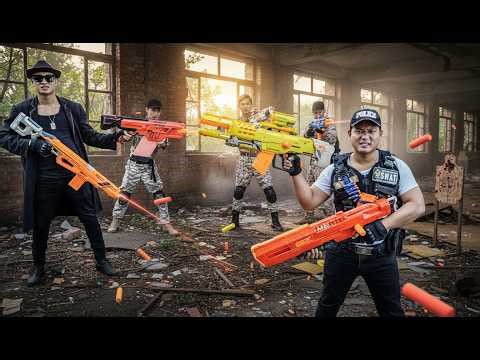 LTT Game Nerf Guns : SEAL X Nerf Guns Unleashes Elite Squad Against Crimson Cartel Crime Ring