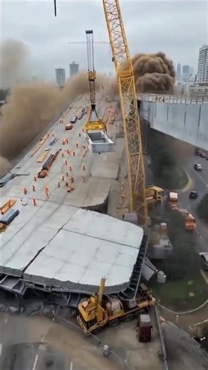 🚨 Massive Bridge Collapse During Construction | Realistic Disaster Simulation #fail #construction