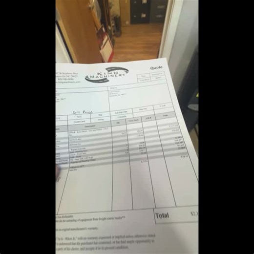 @kingmachineryinc can break it down for you. | King Machinery