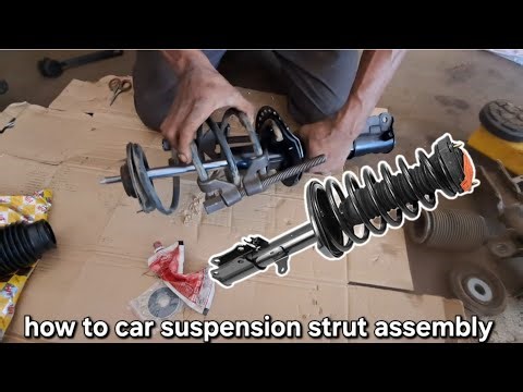 How to replace hyundai verna strut assembly