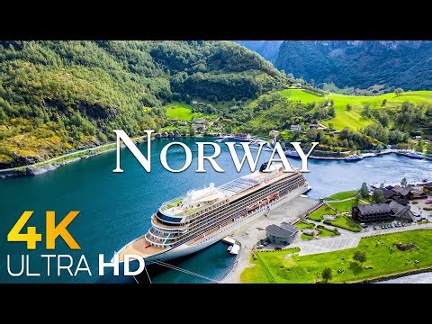 Norway 4K 🌿 Majestic Fjords, Green Mountains & Peaceful Coastal Nature UHD