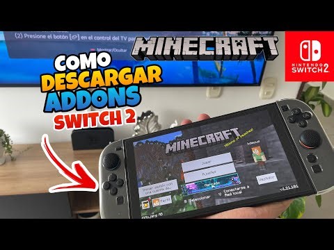 👉 Como DESCARGAR ADDONS en MINECRAFT en NITNENDO SWITCH 2 🔥 Descargar MODS