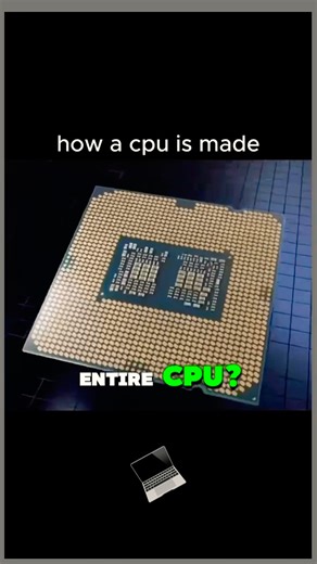 How Is A CPU Made? #technology