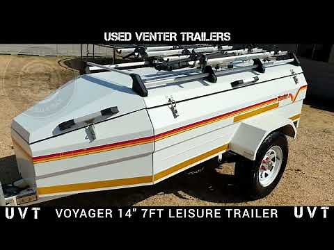 VENTER VOYAGER 14" 7FT LEISURE LUGGAGE TRAILER SOLD