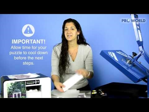 Sublimation Printing on Puzzles