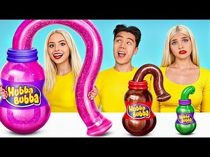 Défi Extrême Nourriture Grande vs Moyenne vs Petite | Sucrerie Géante VS Petite par Turbo Team