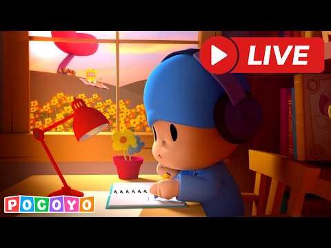 🔴 LIVE: Lofi Study Music with Pocoyo - Relax & Unwind! | Pocoyo English | Cartoons
